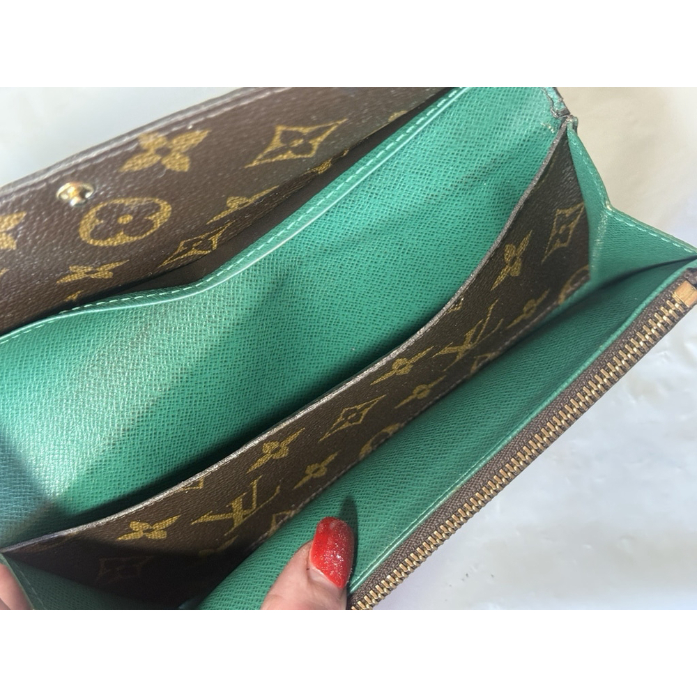 Louis Vuitton Portefeuil Emily Green Monogram Long Wallet - Picture 11 of 14